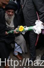 آئین کلنگ زنی مجتمع فرهنگی مذهبی حسینیه اعظم در مشهد مقدس برگزار شد