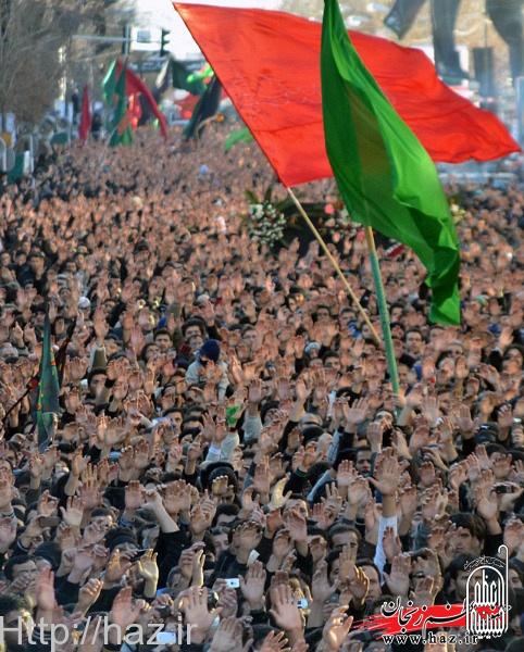 يوم العباس زنجاني‌ها ارادتي كه خاموش نمي‌شود؛  اجتماع عظيم عزاداران حسيني با حضور مسئولان كشوري