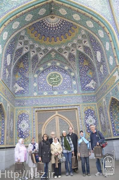 بازدید گردشگران آلمانی از حسینیه اعظم زنجان