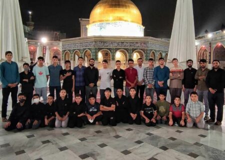 اعزام دانش آموزان به مشهد مقدس