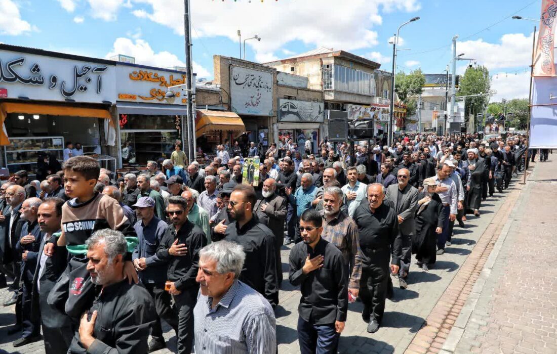 دسته عزاداری ارتحال امام خمینی«ره»+عکس