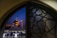 آیین تعویض پرچم گنبد حسینیه اعظم زنجان برگزار شد