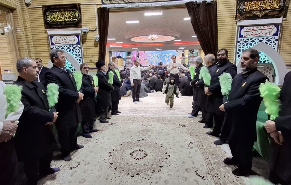 نماهنگی از حال و هوای شیرین اعیاد شعبانیه در حسینیه اعظم زنجان