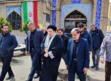 بازدید حجت الاسلام میرتاج الدینی معاون محترم حقوقی دکتر قالیباف رییس مجلس شورای اسلامی از مجموعه حسینیه اعظم زنجان