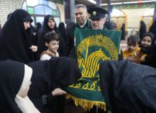 حضور کاروان زیر سایه خورشید در حسینیه اعظم زنجان