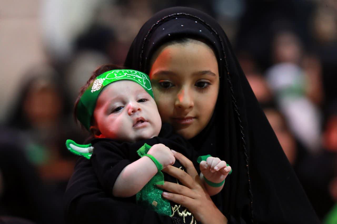 بخشی از تصاویر مراسم شیرخوارگان محرم الحرام ۱۴۴۸