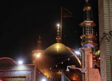 مراسم عزاداری شهادت امام رضا (ع) در حسینیه اعظم زنجان برگزار شد.